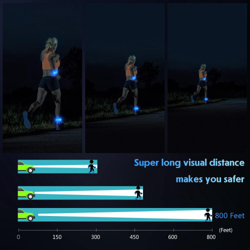 Rechargeable LED Armbands Adjustable High-Vis Safety Light 1
