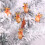 Reindeer String Lights Warm Orange 10ft Battery Copper Wire 5
