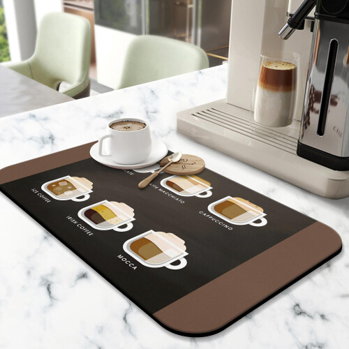 Coffee Drying Mat Rubber-Backed 19.5x12in 1