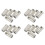 Serial Connection Cylindrical 3x 1.5V AA Battery Plastic Holder 20 Pcs 1