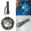 LED Flashlight Lotus Head 2000 Lm 3-Mode Waterproof Gray 5
