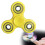 (Red)Fidget Spinner Toys Plastic Alloy Material Solid Color Rotate Decompression 7