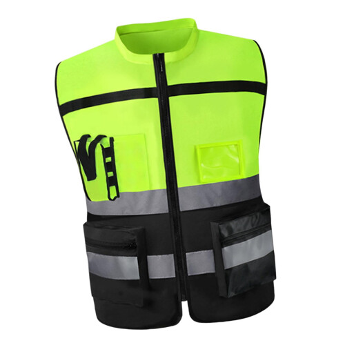 Reflective Safety Vest Yellow XL Lightweight 2