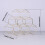 Wine Rack Stainless Steel Geometric 9-Bottle 3