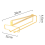 Wine Glass Rack Under Cabinet Metal Holder 2 Pack 2