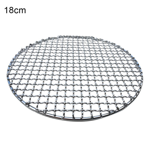 Stainless Steel BBQ Grill Mesh Rack Round 1