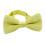 Kids Pre-Tied Bow Tie Solid Polyester Adjustable Yellow 7