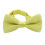 Kids Pre-Tied Bow Tie Solid Polyester Adjustable Yellow 8