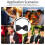 Black Self-Tie Bow Tie with Music Note Design 1 Set 7