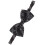 Black Self-Tie Bow Tie with Music Note Design 1 Set 8