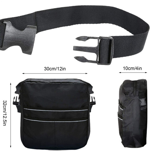 Wheelchair Back Bag with Reflective Strips 1 Pack 1
