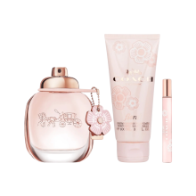 Set Coach: Floral Eau De Parfum For Women 90 ml + Floral Eau De Parfum For Women 7.5 ml + Floral Body Lotion All Over The Body 100 ml