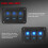 Marine Switch Panel Waterproof 12V 3-Gang Blue Light 2