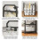 4-Tier Shoe Rack Black Space-Saving Easy Install 6