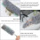 20Pcs Microfiber Duster Kit with Extension Pole 30-110 Inches for High Ceiling for Cleaning Cobweb, Blinds 2
