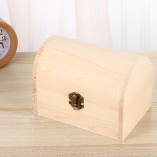 Wood Storage Box 1 Piece 6.3 x 4.8 x 4.5 Inches