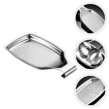 Stainless Steel Spoon Rest Kitchen Utensil Holder 2pcs