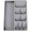 Flatware Drawer Organizer Grey Expandable Cutlery Divider 1