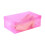 Clear Stackable Shoe Boxes Pink with Latching Lids 1
