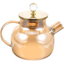 Glass Tea Pitcher with Stainless Steel Lid 1 pc
