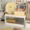 White Plastic 2-Tier Desktop Storage Rack 11.02x7.09x5.91 1