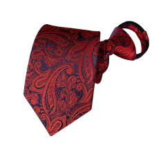 Men's Classic Paisley Necktie 8 cm Wide Pre-Tied
