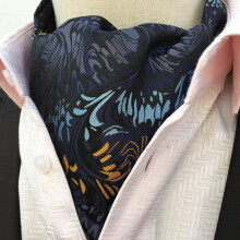 Men's Paisley Geometric Cravat Scarf for Wedding Party