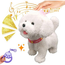 Robot Dog Toy Interactive Touch Voice Music Leash Remote