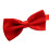 Hot Pink Polyester Pre-Tied Bow Tie for Formal Occasions 1