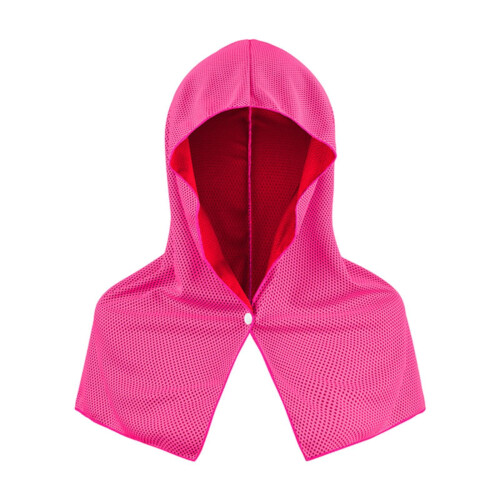 Cooling Hooded Towel Rose Red One Piece