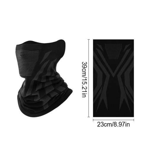 Fiber Neck Gaiter for Winter Outdoor Activities 2