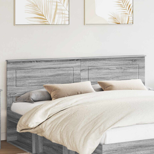VidaXL vidaXL Headboard Grey Sonoma Engineered wood