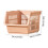 Stackable Storage Baskets with Wheels and Drainage 3-Piece 3