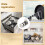 Cookware Organizer Rack with 7 Adjustable Steel Dividers 6