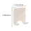 Bathroom Door-Mount Storage Rack with Double Hooks 2