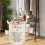 Portable Foldable Laundry Basket Lightweight with 6