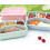 Bento Box Stackable 4-Compartment Lunch Container 4 Pack 4