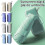 Compact Folding Umbrella UV Protection 8x4x2 in 3