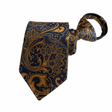 Men's Classic Paisley Necktie 8 cm Wide Pre-Tied