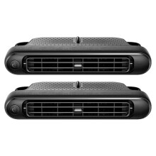 (black) USB Car Headrest Cooling Fan Multicolor Rear Seat Air Circulation Fan