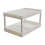 White Plastic 2-Tier Desktop Storage Rack 11.02x7.09x5.91 2