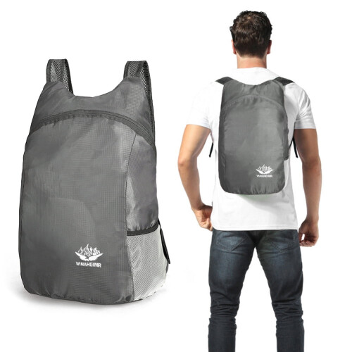 Foldable Ultralight Nylon Daypack Waterproof Outdoor Hiking 1
