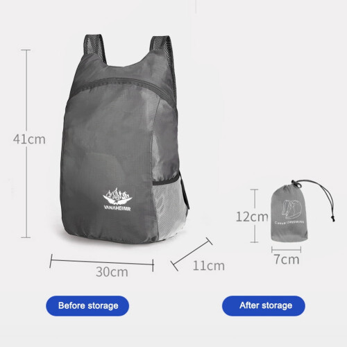 Foldable Ultralight Nylon Daypack Waterproof Outdoor Hiking 2
