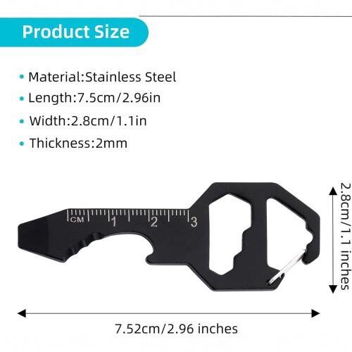 Cobee Keychain Bottle Opener Multi-Tool 1pc 2