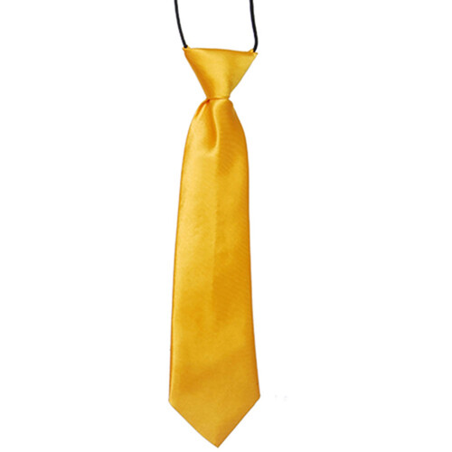 Boy's Breathable Elastic Solid Necktie for Wedding 1