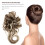 Masteelf messy bun hairpiece natural silk look assorted 3