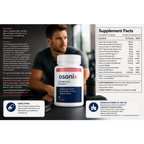 Osanix Weight Loss Support 1 Month Supply 1