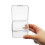 Clear Plastic Bead Storage Box with Hinged Lid 4