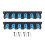 Wall-Mount Fishing Rod Holder with ABS/EVA Construction 2