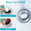 Sink Stopper with Removable Filter 2PCS 5